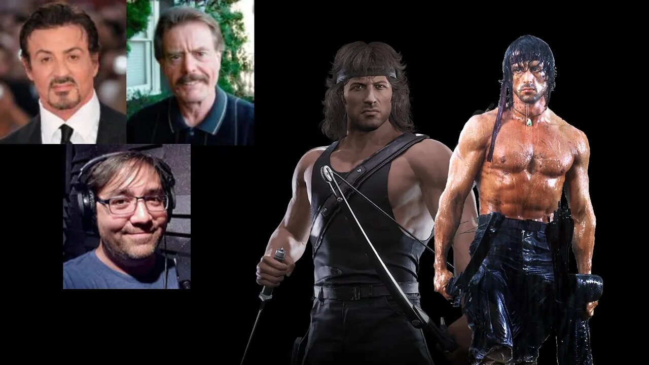 Animated Voice Comparison- John Rambo (Rambo)