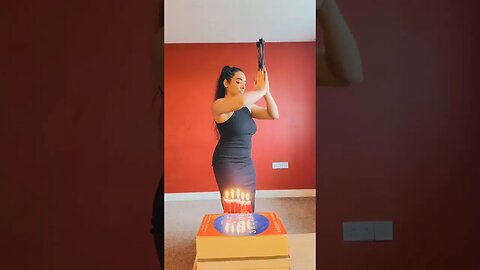 Can I blow out 5 candles with 1 kung fu fan?