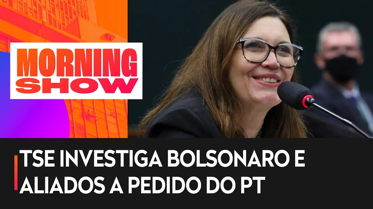 Deputada federal Bia Kicis concede entrevista no Morning Show