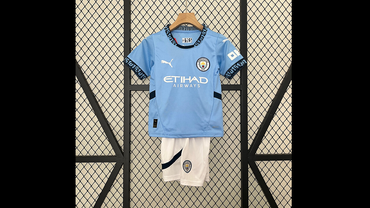 👉🏻⚽️ 2024/25 Manchester City Home Kids Kit