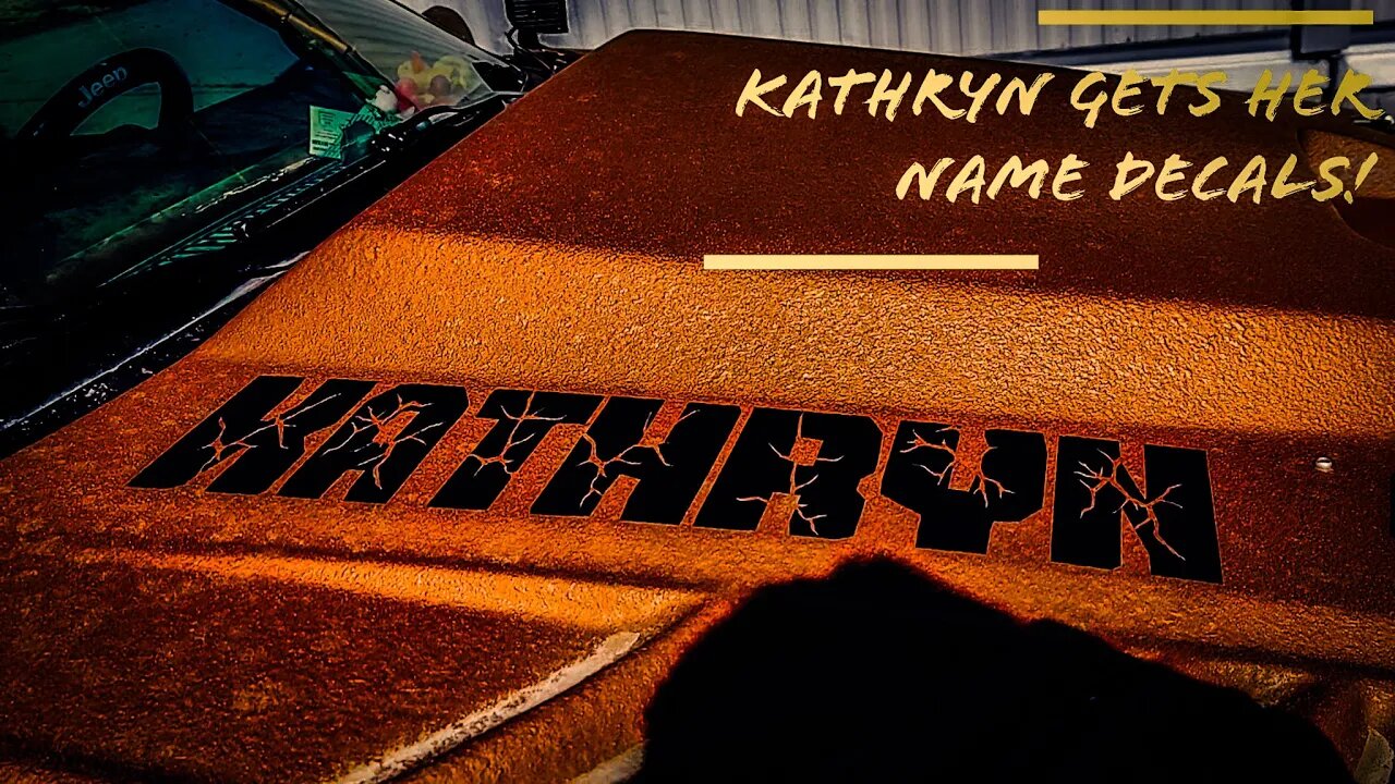 Kathryn our 1995 Jeep Grand Cherokee ZJ Got her name Decals