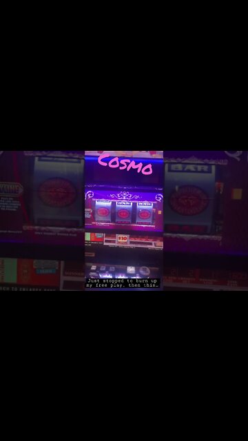 HUGE JACKPOT! Cosmo Free Play Special! 2X 2X 2X!!!