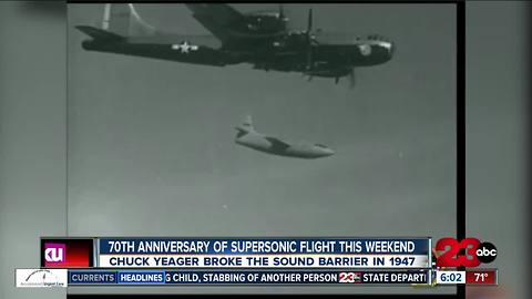 Edwards Airforce Base celebrating 70th anniversary of supersonic flight