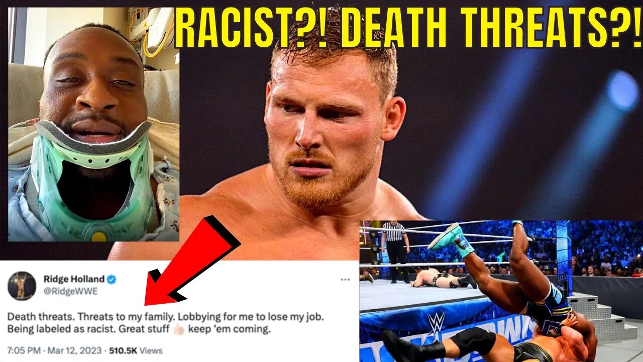 Woke Wrestling Fans ATTACK WWE's Ridge Holland as R*CIST & SPEW Death THREATS after BIG E's Injury!