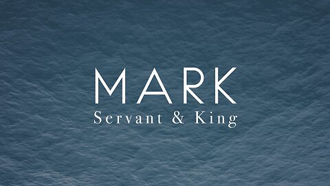 CCRGV: Mark 10:32-45 Living Under a Different Economy (2nd Service)