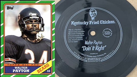 1986 - NFL Great Walter Payton Sings 'Doin' It Right'