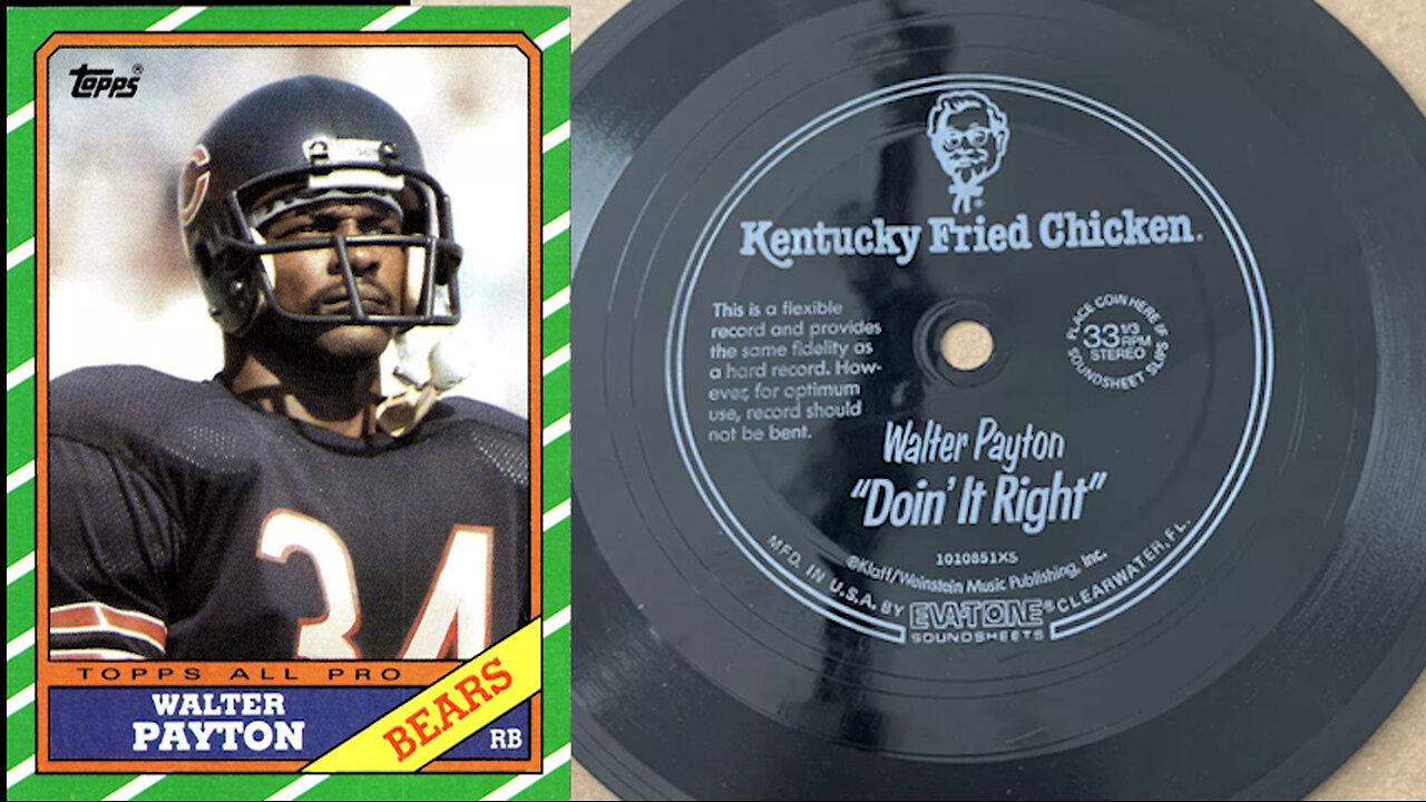 1986 - NFL Great Walter Payton Sings 'Doin' It Right'