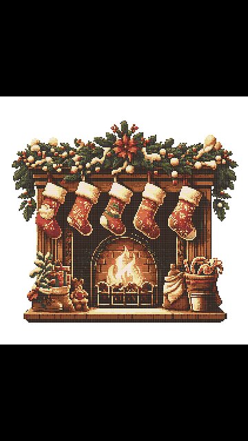 COSY CHRISTMAS Cross Stitch Pattern by Welovit Cross Stitch | welovit.net | #welovit #crossstitch