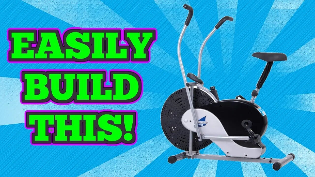 Lets Build An Exercise Bike! Body Rider Fan Bike BRF700