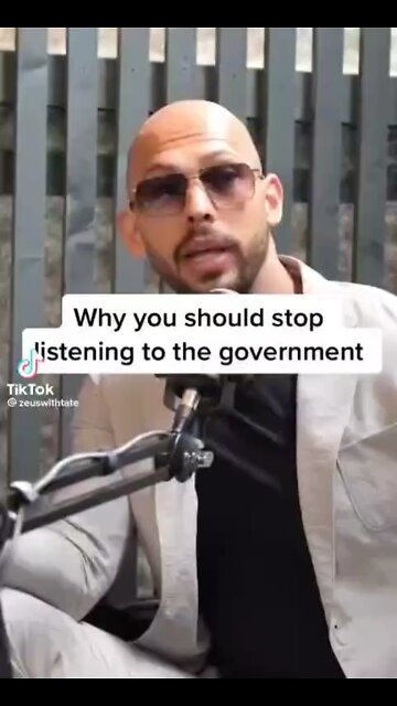 Andrew Tate’s words about trusting the state