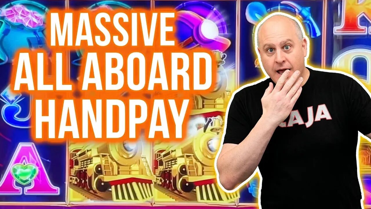 WINNING THE GRAND JACKPOT! ▪️ MASSIVE ALL ABOARD HANDPAY