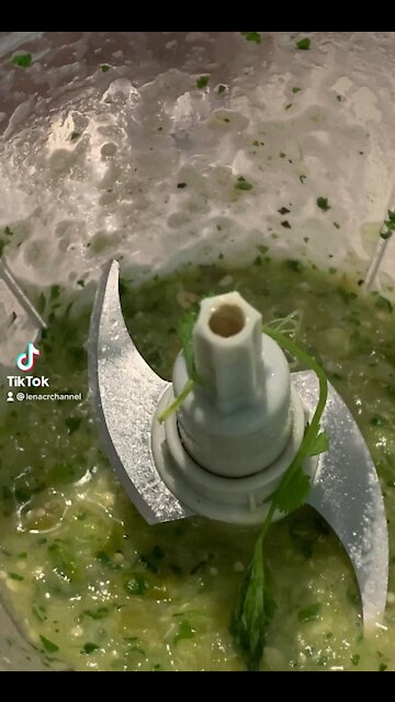 Sautéed chicken breast with salsa Verde recipe in description