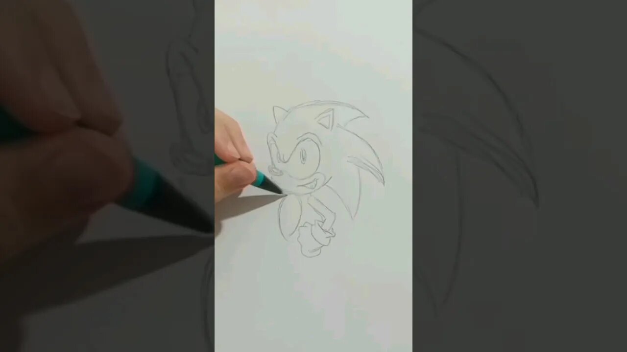 Como DESENHAR o SONIC | #arte #desenho #sonic #sonicthehedgehog #games #gamer #gameplay #geek