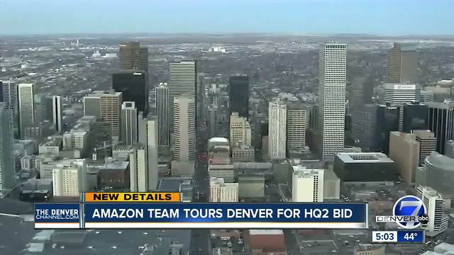 Nine-person team from Amazon toured Denver in January as part of HQ2 search