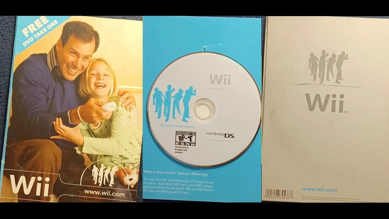 BOOK / MEDIA REVIEW: Wii / Nintendo DS 2007 promotional advertising marketing DVD booklet.