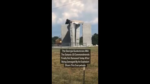 US Civil War Part 2 BEGINS; Georgia Guidestones DESTROYED FU globalist PC Poison Cult SCUM