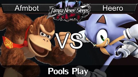 Afmbot (Donkey Kong) vs. Heero (Sonic) - Pools Play - TNS 6