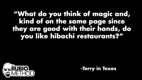 Does Monaghan Like Magic and Hibachi Restaurants?