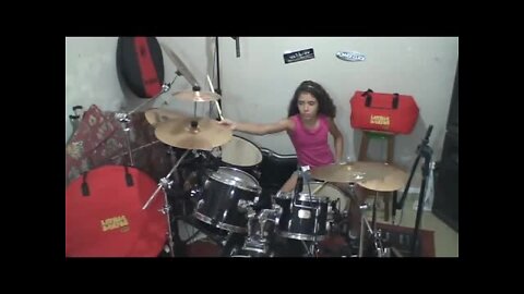 Girl playing Tom Sawyer