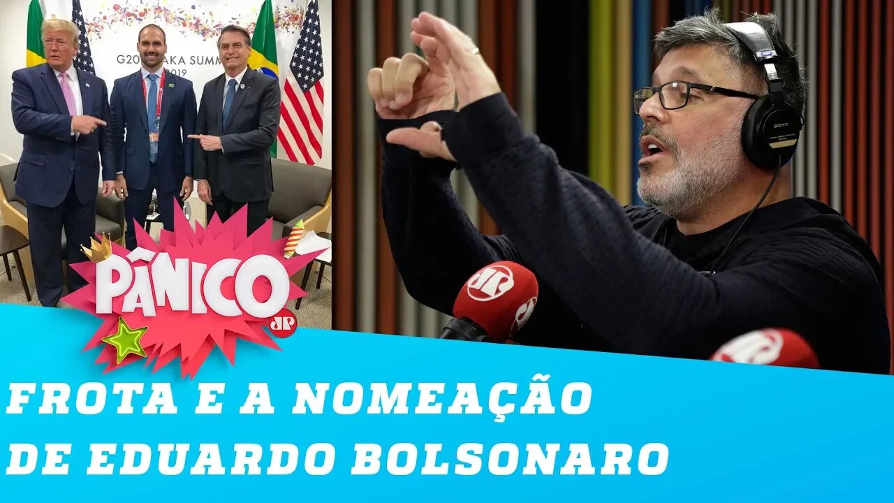 Frota: 'O Bolsonaro fala que vai dar filé mignon pro filho dele, a gente critica e é expulso'