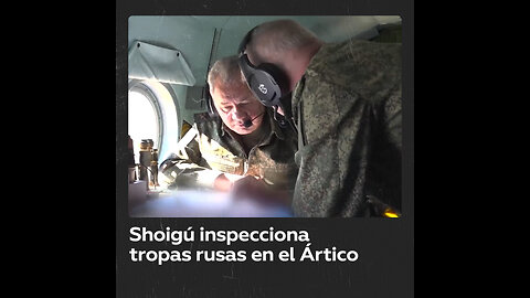 Shoigú inspecciona la agrupación de las tropas rusas en el Ártico