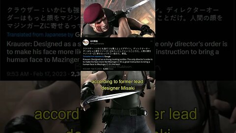 🤔 Did you know RE4's Krauser was actually... #shorts