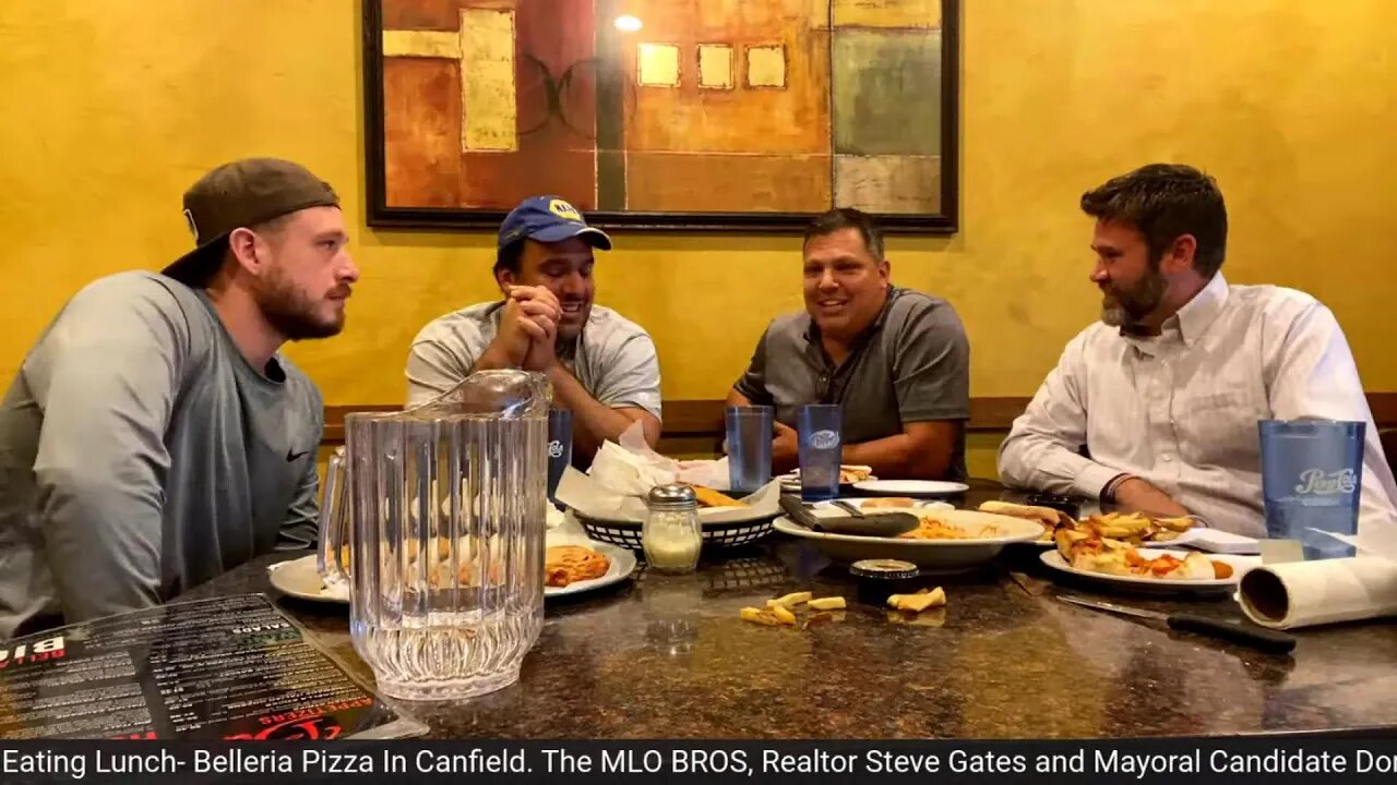 Three Guys Eating Lunch-