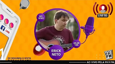 Live na Radio 99FM de Taubaté/SP - 28.08.2023