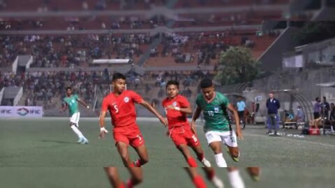 ২-১ গোলে সিঙ্গাপুরকে হারালো বাংলাদেশ