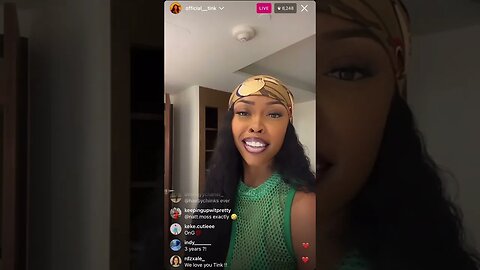 TINK INSTAGRAM LIVE TINK VS HITMAKA (09/10/23)