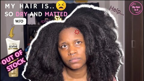 My Waist Length Hair is..Dry..Matted...Dreading...|My Hair In 5