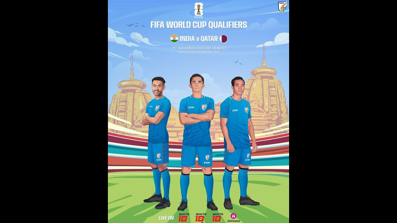 Football qualifier india vs quter