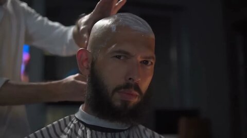 Andrew Tate Shaves His Head Bald Again 2023