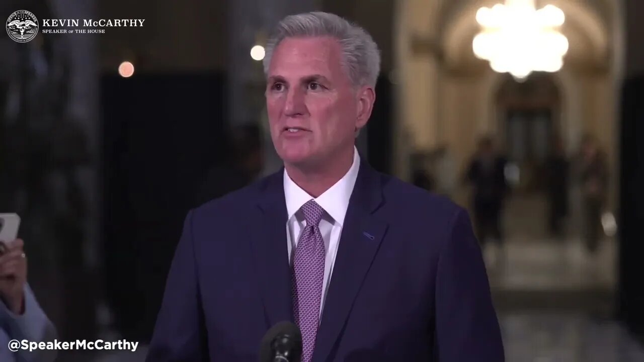 Speaker Kevin McCarthy On Passage Of The Limit, Save, Grow Act: “We’ve Done Our Job”