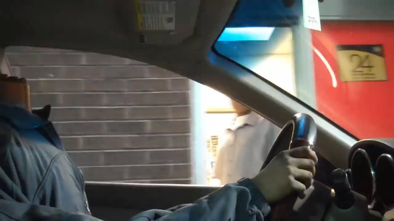 head less scary driver prank