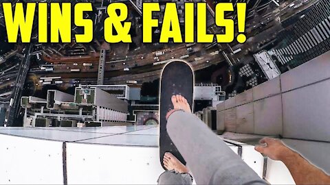 Skateboarding Wins & Fails That Will Make You Laugh!(YOU WILL NOT PASS)