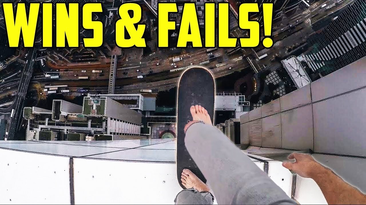 Skateboarding Wins & Fails That Will Make You Laugh!(YOU WILL NOT PASS)