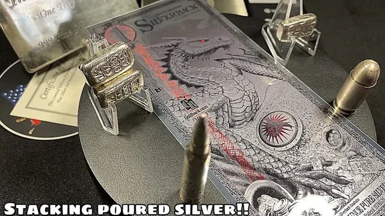 Should you stack poured silver?