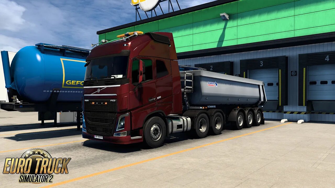 ETS2 Gameplay | Volvo FH16 600 | Bayonne FR to Burgos ES | Coal 27t