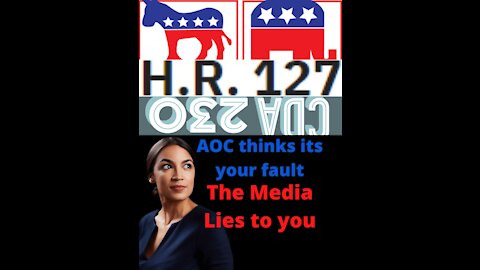 AOC H.R 127 and more TrevorReport #1