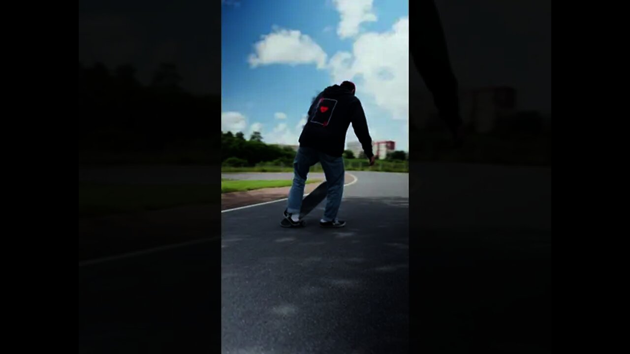 Solo Man Doing a Skateboard Trick #Shorts