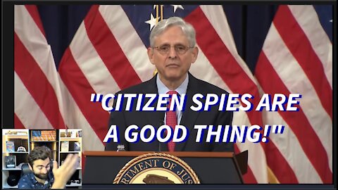 AG Merrick Garland Challenges Americans To Report On Other Citizens For Constitutional Extremism