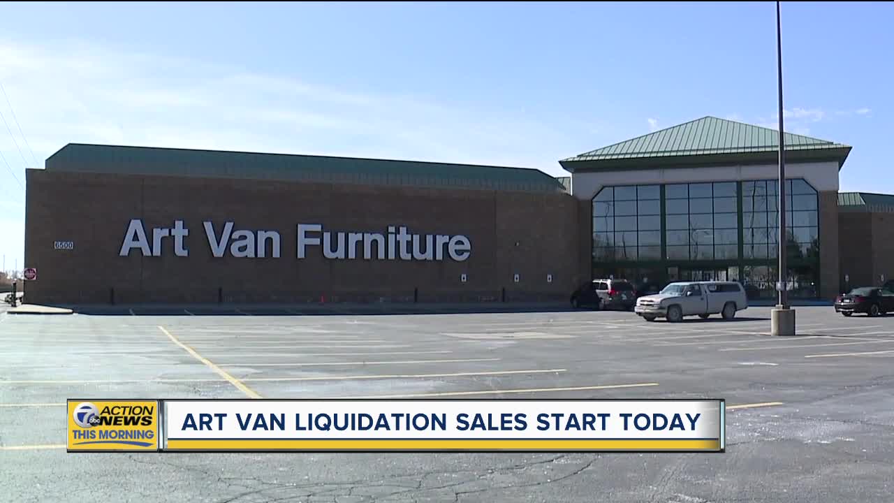 Art Van liquidation sales begin Friday after closure announcement