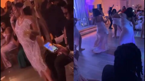 SHE NEED'S TO STAY IN THE STREETS! Wife Gives NEW Husband A SKRIPPER DANCE At Their Wedding