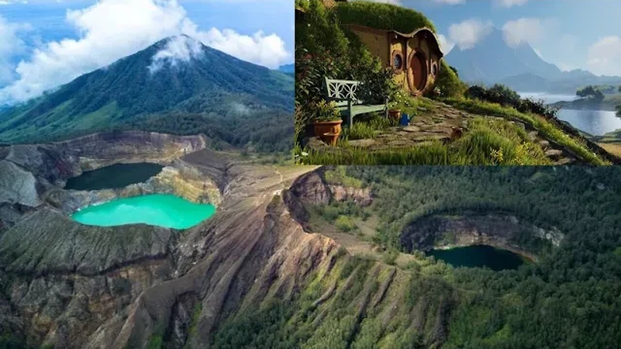 LOST WORLD UNTOUCHED BY MAN HAS NOW BEEN DISCOVERED(!)A COLONY OF HOBBIT LIKE CREATURES OBSERVED(!)