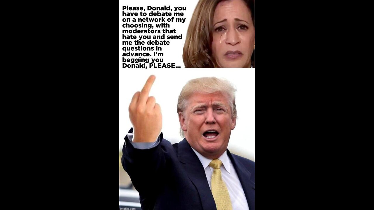 democrat Kamala THROW FIT On Pres Trump REJECTING Fox News & CNN Debate To Save Her FAILING Campaign