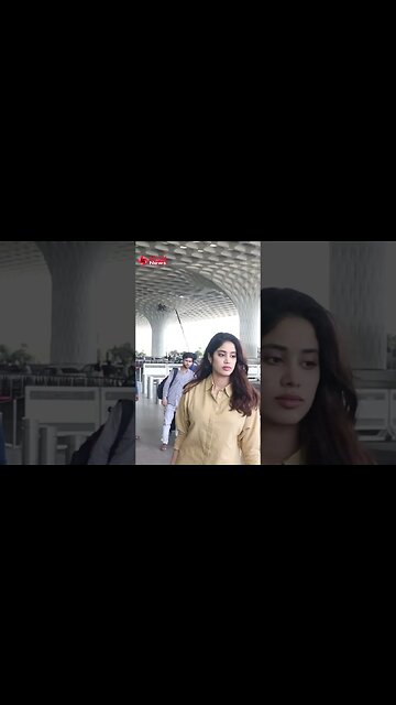 Janhvi Kapoor Spotted At Airport 😍💖📸✈️ #shorts
