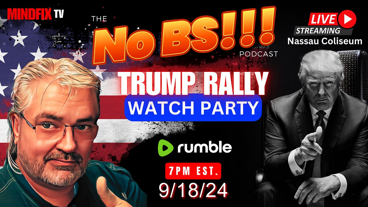 🛑 LIVE Trump Rally "WATCH PARTY" 7PM EST / Nassau Coliseum