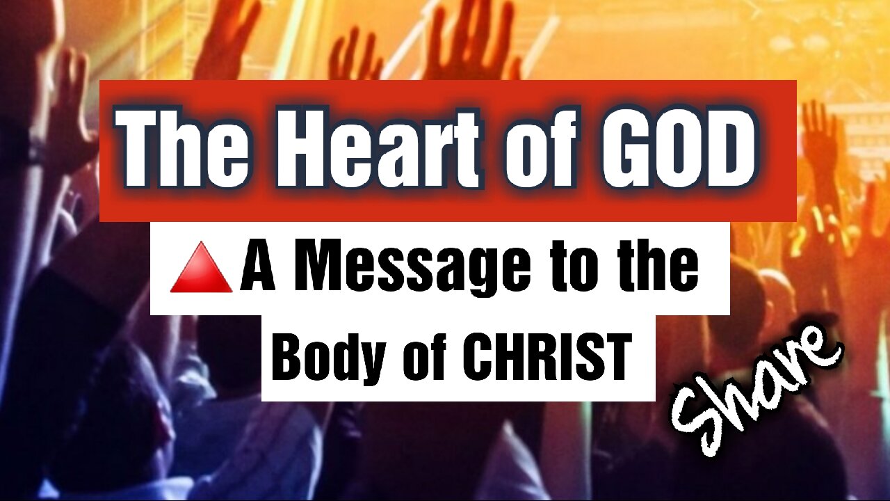 GOD's MESSAGE TO THE BODY OF CHRIST #Prophecy #endtimes #Jesus #repent #prayer *Share**