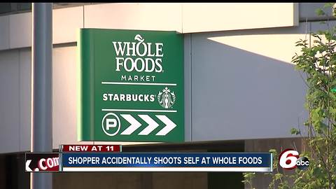 Man's gun accidentally goes off at Whole Foods in downtown Indianapolis